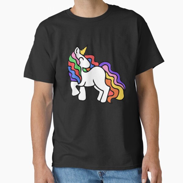 Retro Rainbow Unicorn - Adult & Kids T-Shirts, Sweatshirts & Hoodies apparel design preview 1