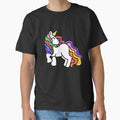 Retro Rainbow Unicorn - Adult & Kids T-Shirts, Sweatshirts & Hoodies apparel design preview 1