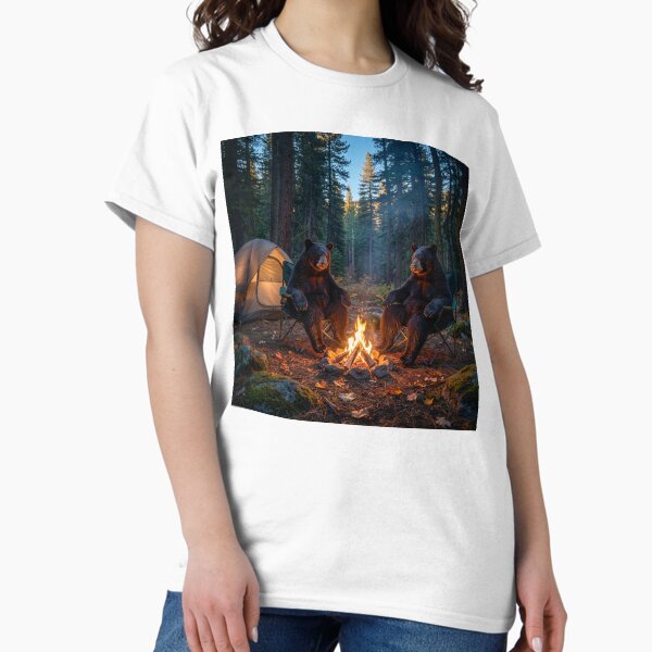 Who Says Bears Don't Go Camping? - Adult & Kids T-Shirts, Sweatshirts & Hoodies apparel design preview 1