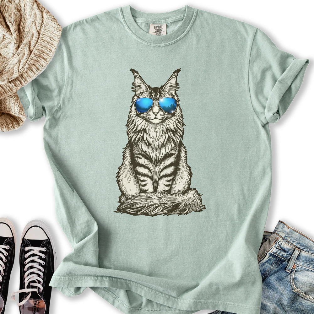 Aviators Maine Coone - Adult & Kids T-Shirts, Sweatshirts & Hoodies apparel design preview 2