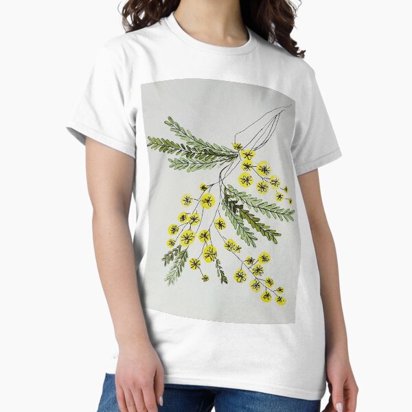 Mimosa Spring Sprig - Adult & Kids T-Shirts, Sweatshirts & Hoodies apparel design preview 1