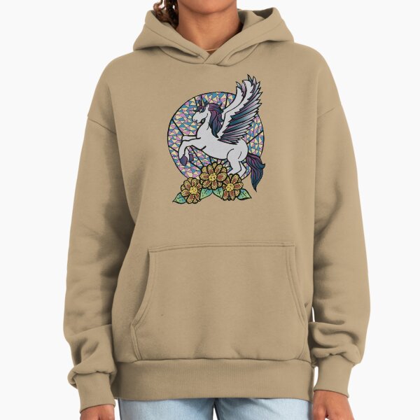 Stained Glass Unicorn - Adult & Kids T-Shirts, Sweatshirts & Hoodies apparel design preview 1