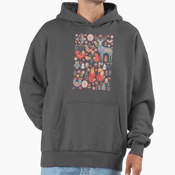 Seamless pattern with winter forest, deer, owl and - Adult & Kids T-Shirts, Sweatshirts & Hoodies apparel design preview 1