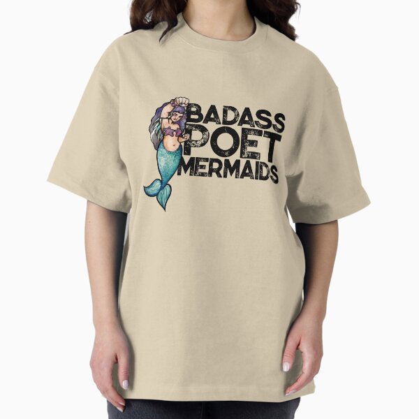 Badass Poet Mermaids - Adult & Kids T-Shirts, Sweatshirts & Hoodies apparel design preview 1