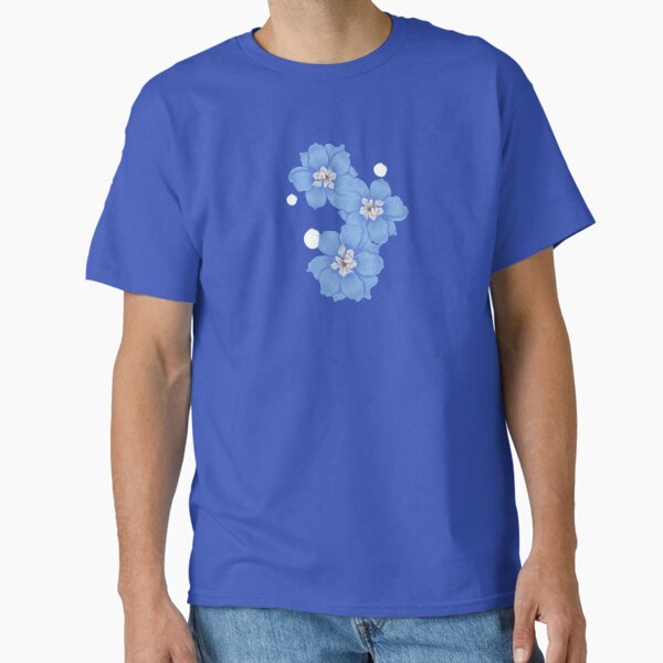 Blue Delphinium - Adult & Kids T-Shirts, Sweatshirts & Hoodies apparel design preview 1