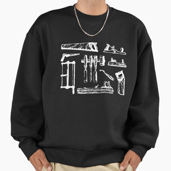Vintage Woodworking Tools - Adult & Kids T-Shirts, Sweatshirts & Hoodies apparel design preview 1