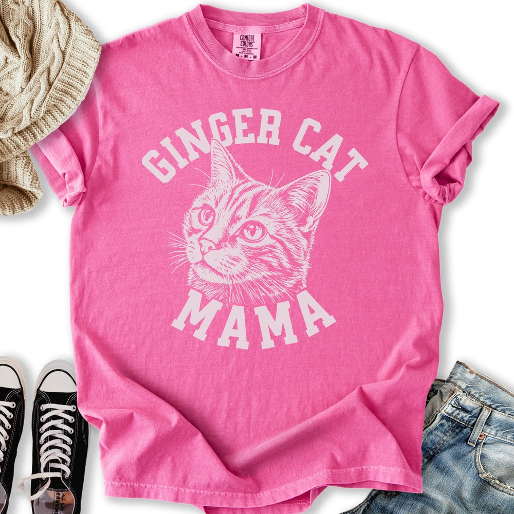 Ginger Cat Mama - Adult & Kids T-Shirts, Sweatshirts & Hoodies apparel design preview 2