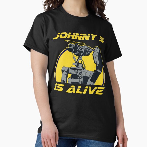 Johnny 5 is alive - Adult & Kids T-Shirts, Sweatshirts & Hoodies apparel design preview 1
