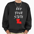 REP YOUR STATE LOUISIANA - Adult & Kids T-Shirts, Sweatshirts & Hoodies apparel design preview 1