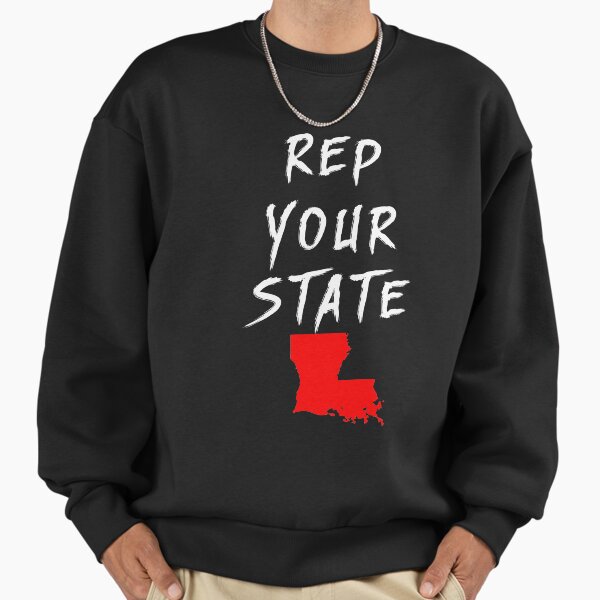 REP YOUR STATE LOUISIANA - Adult & Kids T-Shirts, Sweatshirts & Hoodies apparel design preview 1