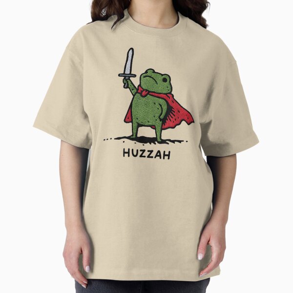 Huzzah Frog With Sword - Adult & Kids T-Shirts, Sweatshirts & Hoodies apparel design preview 1
