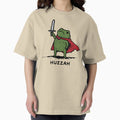 Huzzah Frog With Sword - Adult & Kids T-Shirts, Sweatshirts & Hoodies apparel design preview 1