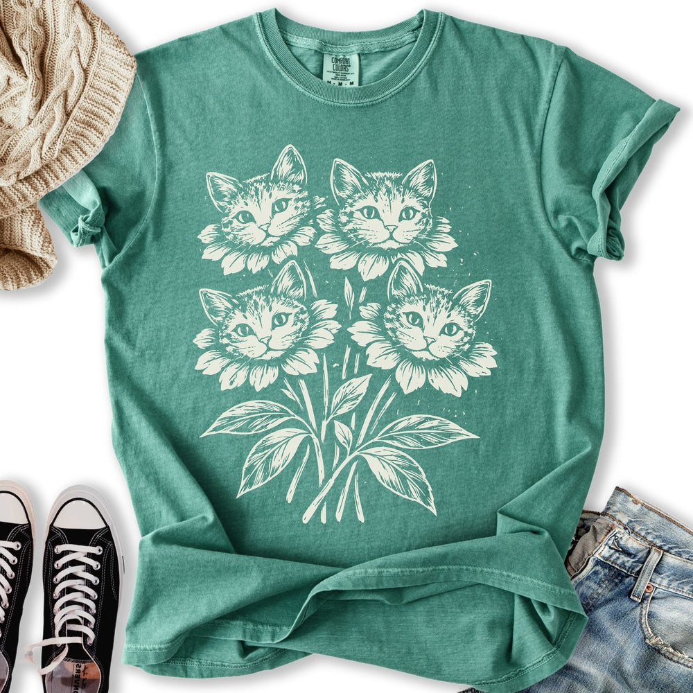 Cat Bouquet - Adult & Kids T-Shirts, Sweatshirts & Hoodies apparel design preview 1