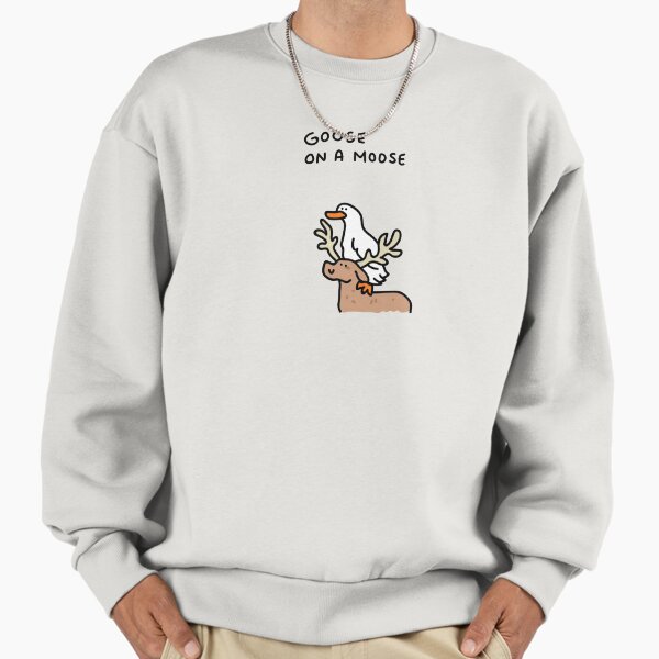 Goose on a moose - Adult & Kids T-Shirts, Sweatshirts & Hoodies apparel design preview 1