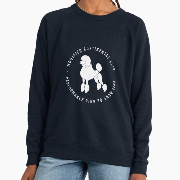 Poodle Modified Continental Clip Badge Lightweight - Adult & Kids T-Shirts, Sweatshirts & Hoodies apparel design preview 1