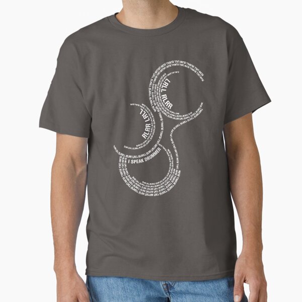 I Speak Drummer Paradiddle Drum Rudiment RLRR LRLL - Adult & Kids T-Shirts, Sweatshirts & Hoodies apparel design preview 1