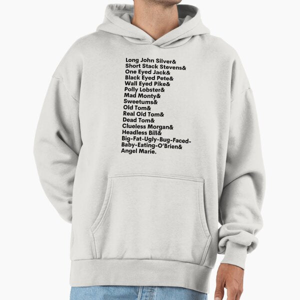 Muppet Treasure Island Rollcall Names List - Adult & Kids T-Shirts, Sweatshirts & Hoodies apparel design preview 1
