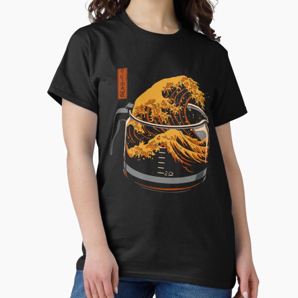 The Great Wave of Coffee - Adult & Kids T-Shirts, Sweatshirts & Hoodies apparel design preview 1