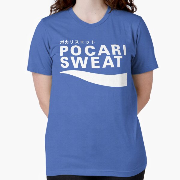 Pocari Sweat Japanese Logo Tri-blend - Adult & Kids T-Shirts, Sweatshirts & Hoodies apparel design preview 1