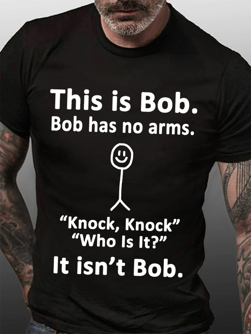 This Is Bob Has No Arms Print Men Slogan - Adult & Kids T-Shirts, Sweatshirts & Hoodies apparel design preview 2