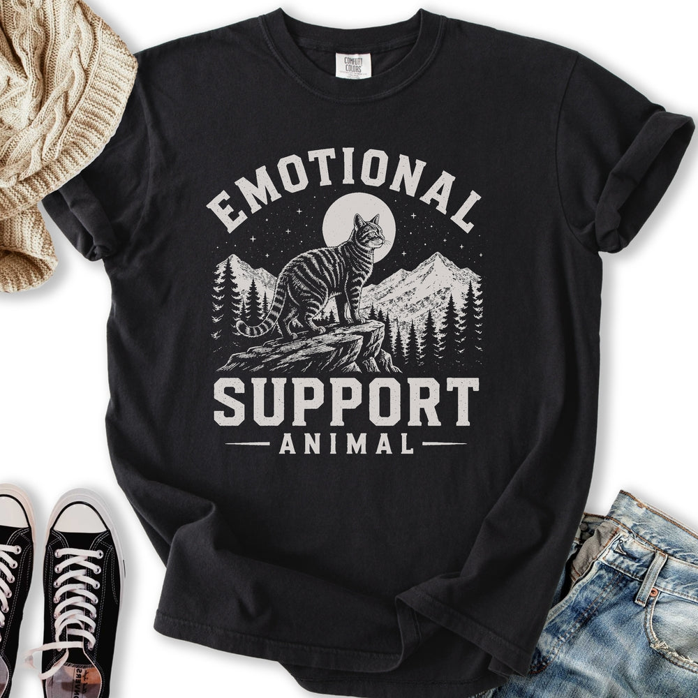 Emotional Support Cat - Adult & Kids T-Shirts, Sweatshirts & Hoodies apparel design preview 2
