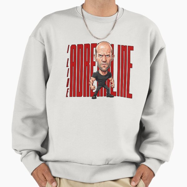 Caricature Jason Statham likes adrenaline - Adult & Kids T-Shirts, Sweatshirts & Hoodies apparel design preview 1