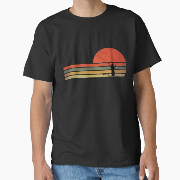 Retro vintage fly fishing,gift for fishing lovers - Adult & Kids T-Shirts, Sweatshirts & Hoodies apparel design preview 1