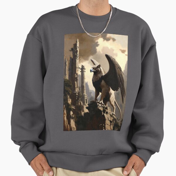 Legendary Griffin of the Stormy Sky - Adult & Kids T-Shirts, Sweatshirts & Hoodies apparel design preview 1