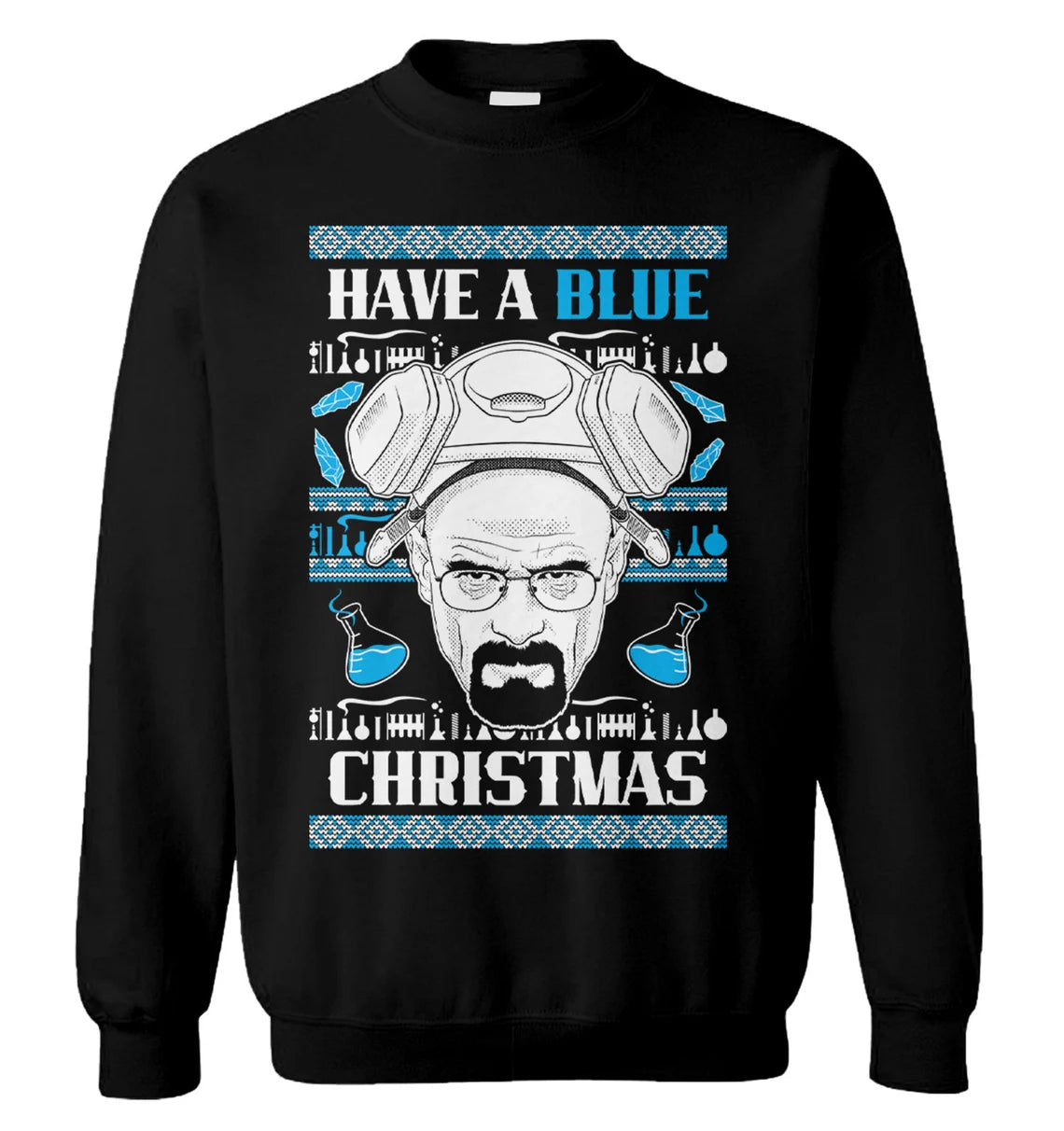 Heisenberg Walter have a blue Christmas sweater product image 4