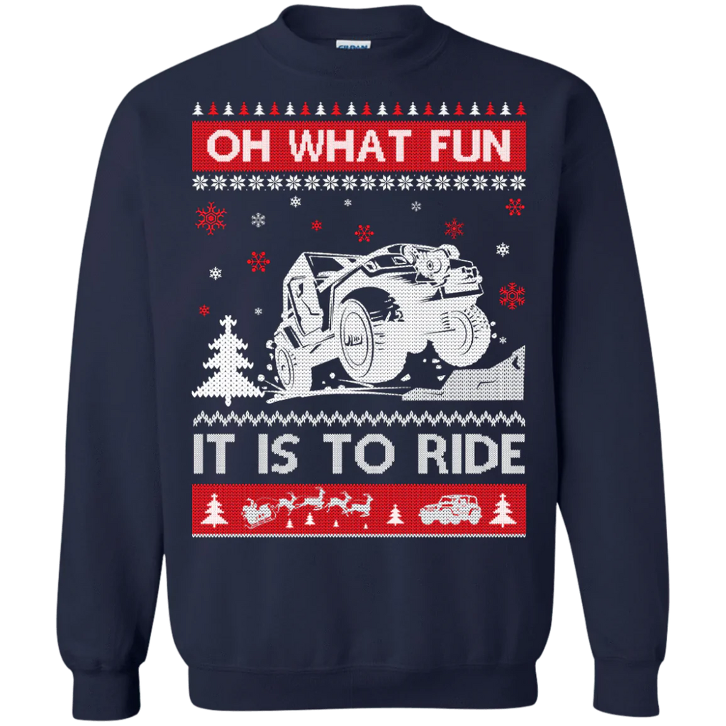 Oh what fun it is to ride Christmas sweater product image 4