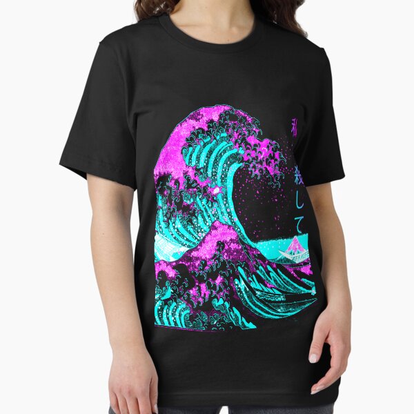 Aesthetic: The Great Wave off Kanagawa Hokusai - Adult & Kids T-Shirts, Sweatshirts & Hoodies apparel design preview 1