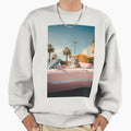 Cool Tiger in a pastel Cabrio Palm Springs - Adult & Kids T-Shirts, Sweatshirts & Hoodies apparel design preview 1