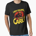 I Am Yelling Carl Fantasy Bookish Geeky Cat - Adult & Kids T-Shirts, Sweatshirts & Hoodies apparel design preview 1