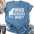 Who Rescued - Adult & Kids T-Shirts, Sweatshirts & Hoodies apparel design preview 1