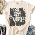 Vintage Crazy Black Cat Lady - Adult & Kids T-Shirts, Sweatshirts & Hoodies apparel design preview 1