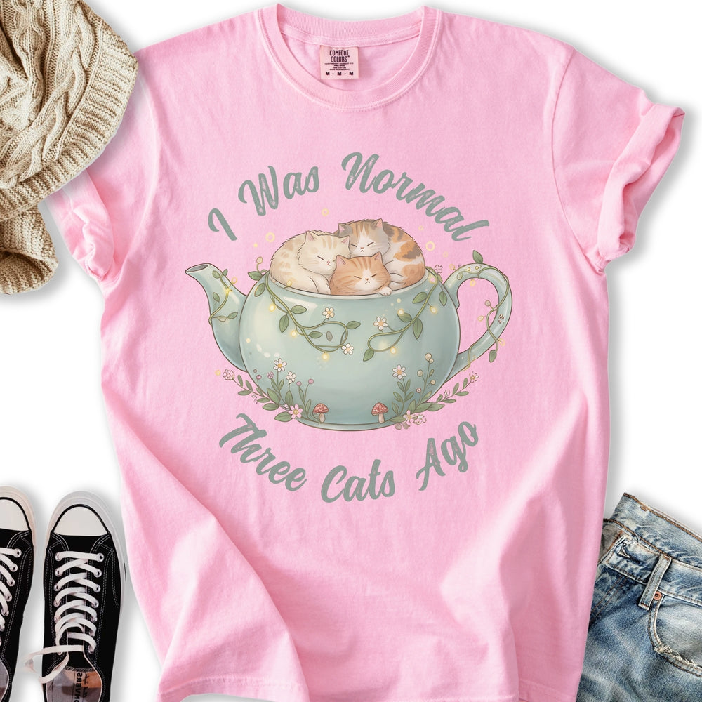 Three Cats Ago Teapot - Adult & Kids T-Shirts, Sweatshirts & Hoodies apparel design preview 2