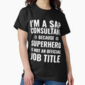SAP Consultant Superhero Job Title - Adult & Kids T-Shirts, Sweatshirts & Hoodies apparel design preview 1