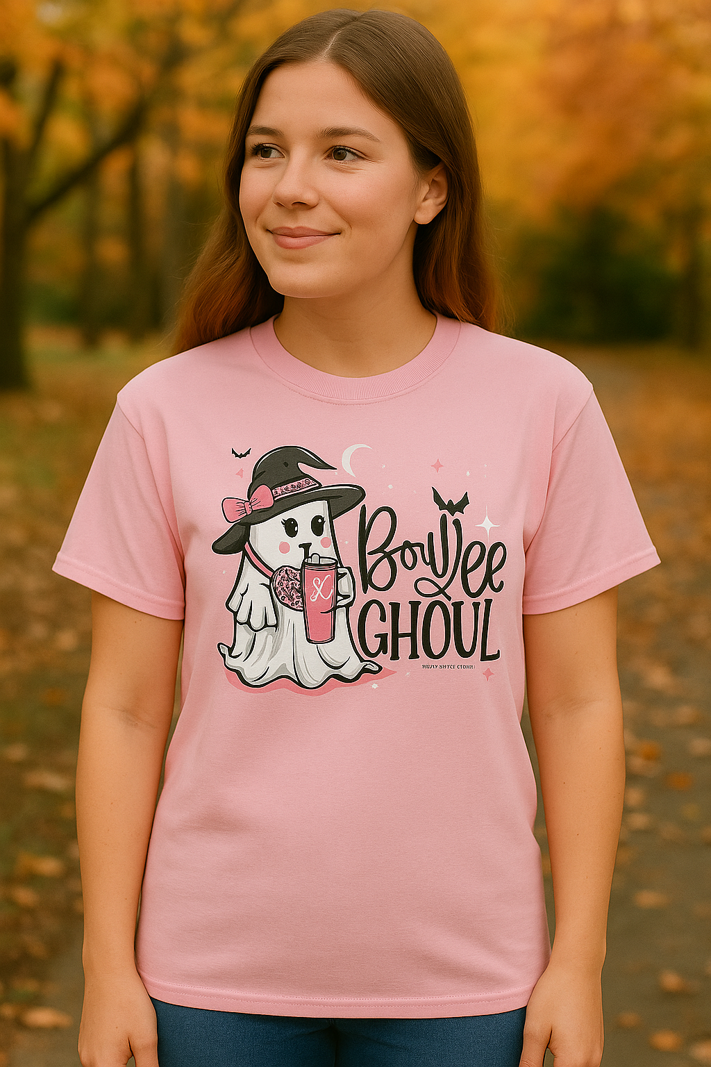 Southern Couture Soft Boujee Ghoul Fall - Adult & Kids T-Shirts, Sweatshirts & Hoodies apparel design preview 1
