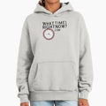 What time is it right now logo - Adult & Kids T-Shirts, Sweatshirts & Hoodies apparel design preview 1