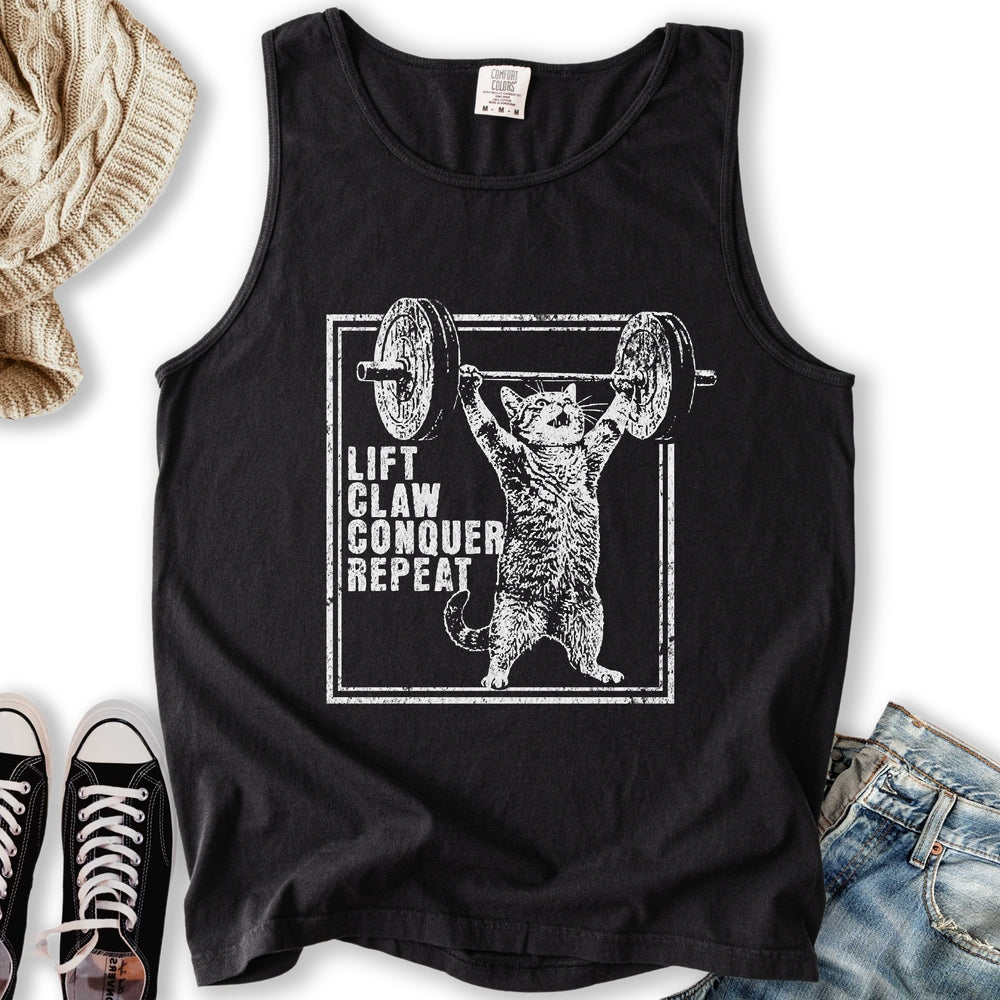 Lift Claw Conquer Tank - Adult & Kids T-Shirts, Sweatshirts & Hoodies apparel design preview 1