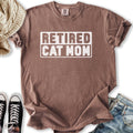 Retired Cat Mom - Adult & Kids T-Shirts, Sweatshirts & Hoodies apparel design preview 1