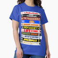 Mel Brooks VHS Movie Filmography Stack - Adult & Kids T-Shirts, Sweatshirts & Hoodies apparel design preview 1