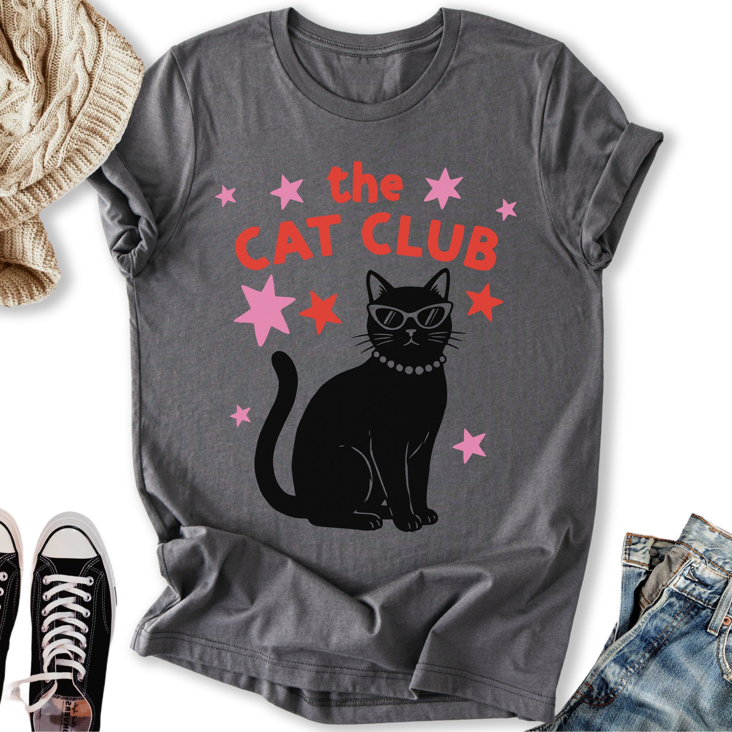 Cat Club - Adult & Kids T-Shirts, Sweatshirts & Hoodies apparel design preview 2