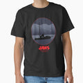 Jaws 50th Anniversary Shooting Star (Red Variant) - Adult & Kids T-Shirts, Sweatshirts & Hoodies apparel design preview 1