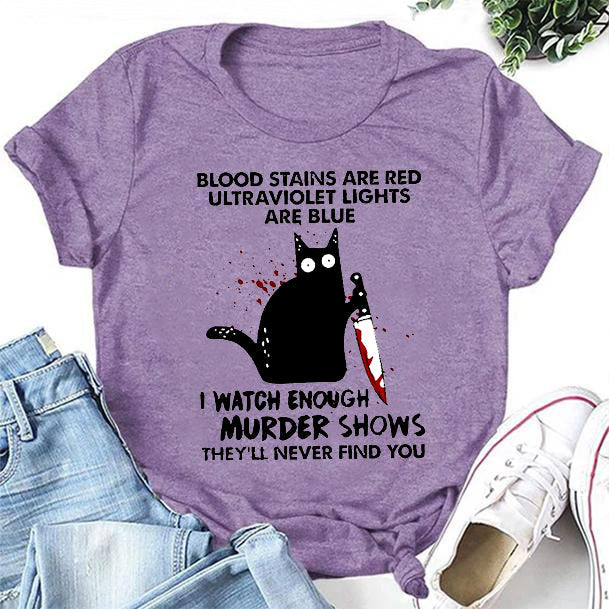 Blood Stains Are Red Print Women Slogan - Adult & Kids T-Shirts, Sweatshirts & Hoodies apparel design preview 2
