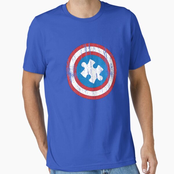 Captain Autism Superhero Awareness - Adult & Kids T-Shirts, Sweatshirts & Hoodies apparel design preview 1