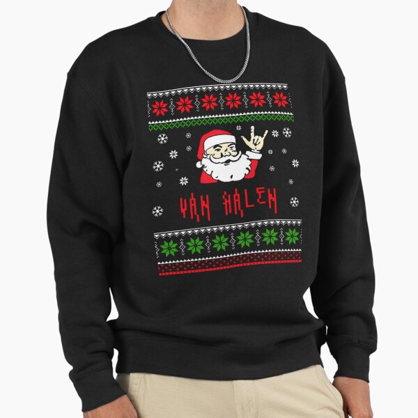 Van halen santa metal - Adult & Kids T-Shirts, Sweatshirts & Hoodies apparel design preview 1