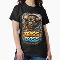Bass Boss Bull Street Music Power Design - Adult & Kids T-Shirts, Sweatshirts & Hoodies apparel design preview 1
