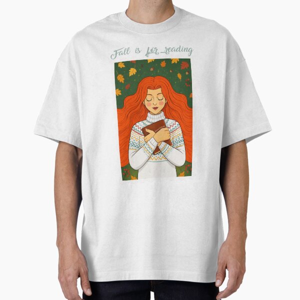 Fall is for reading, cozy girl - Adult & Kids T-Shirts, Sweatshirts & Hoodies apparel design preview 1