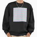 Turquoise Flowers and Magenta Diamonds on Light Grey - Adult & Kids T-Shirts, Sweatshirts & Hoodies apparel design preview 1
